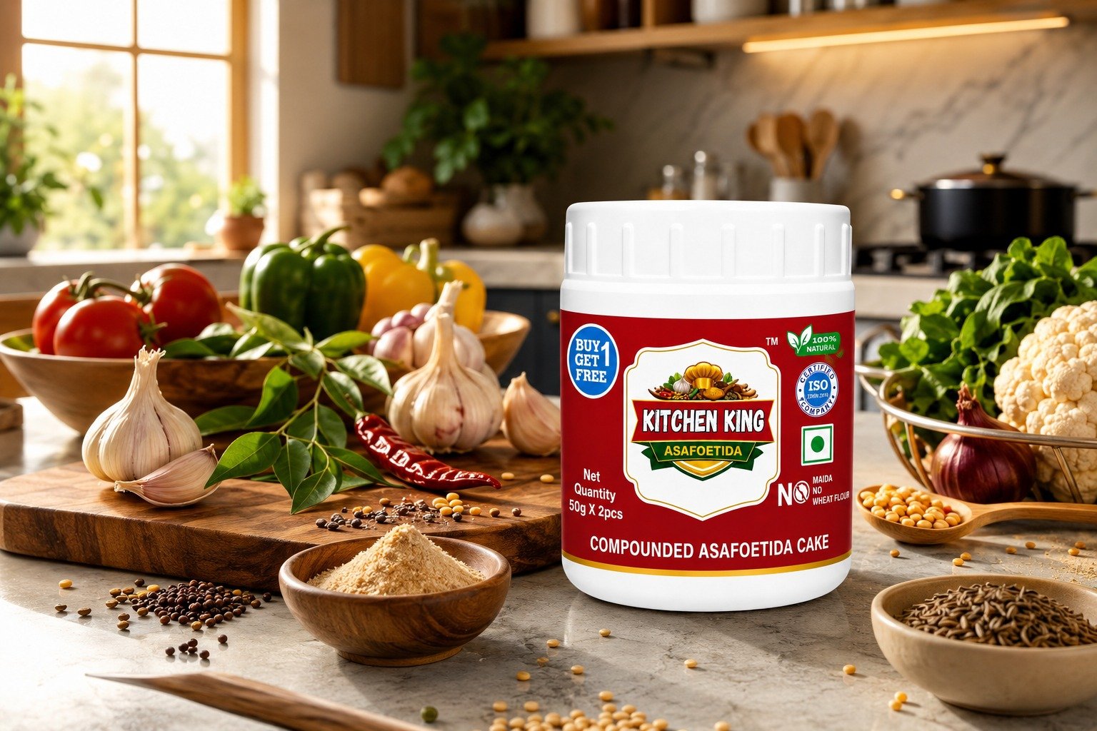 Kitchen King Asafoetida Cake 50g - Image 2